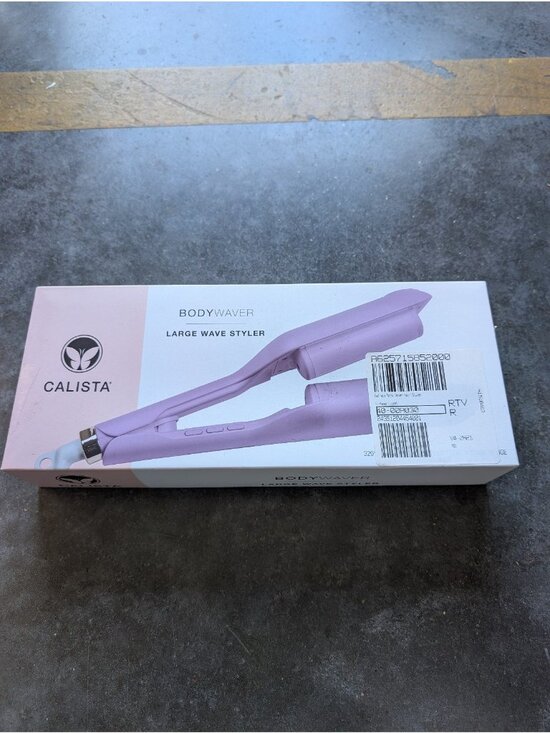 -NEW  Calista Bodywaver Iron Large Wave Styler Lavender Color main image 4
